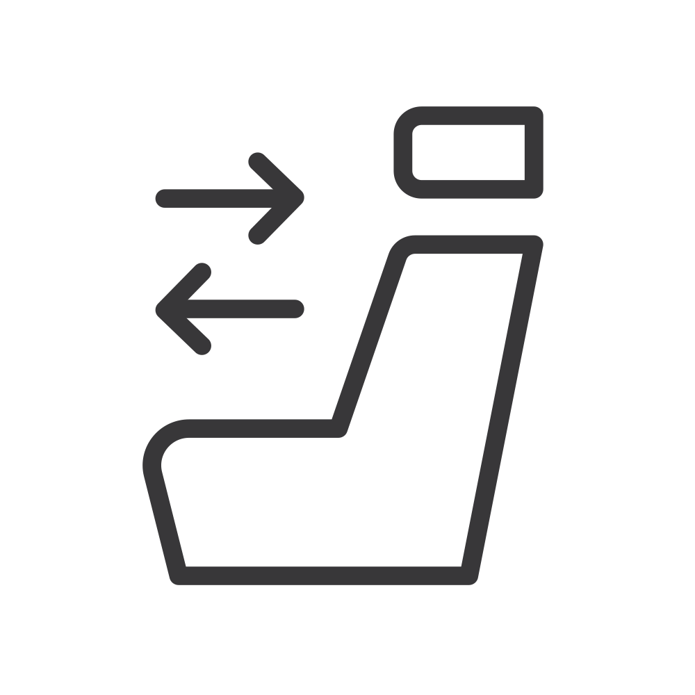 Ícono sistema de anclaje ISOFIX / Tether protección de pasajeros de Chevrolet Aveo Hatchback 2025